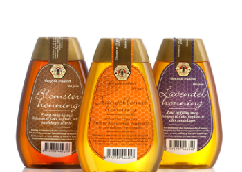 Emballagedesign Den gode tradition honning – Jakobsen & Hvam