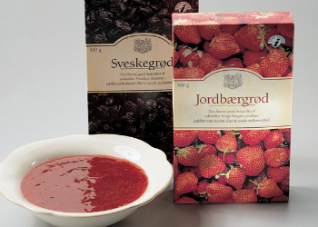 Jordbærgrød Private Label Emballagedesign – Dansk Supermarked