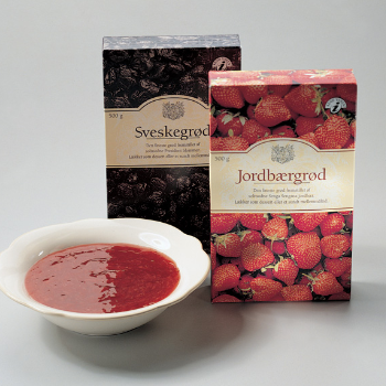 Jordbærgrød Private Label Emballagedesign – Dansk Supermarked