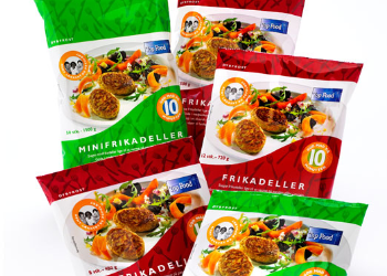 Emballagedesign Frosne Frikadeller – Top Food