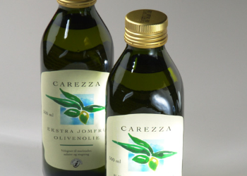 Emballagedesign Carezza Oliven Olie Private Label  – Dansk Supermarked