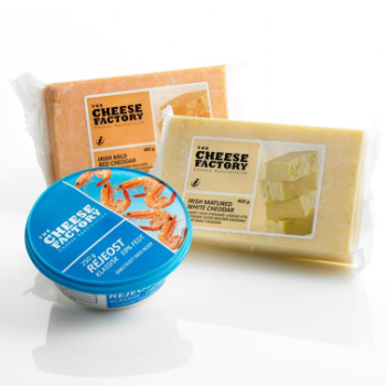 Emballagedesign til Cheese Factory Ost private label  – Dansk Supermarked