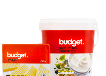 Budget private label emballegedesign – Dansk Supermarked