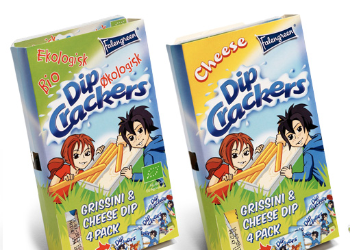 Økologi Dip Crackers emballagedesign – Falengreen