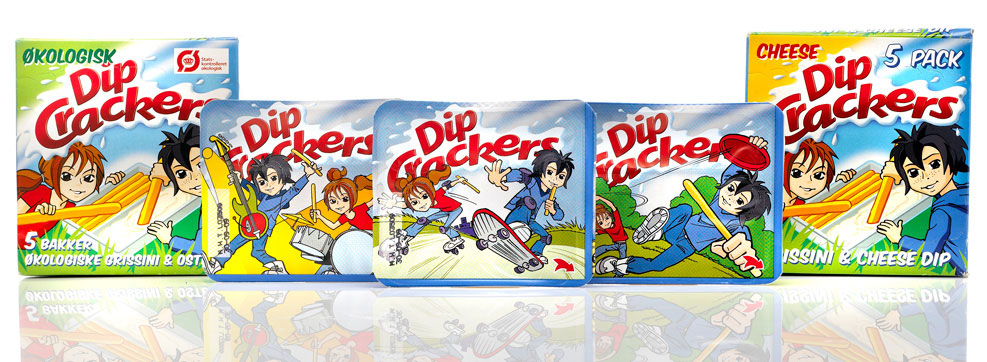Dip Crackers Verpackungsdesign – Falengreen