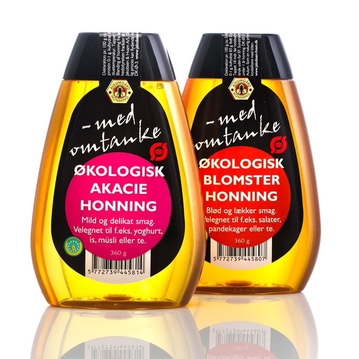 Bio Fairtrade Honig verpackungsdesign – Jacobsen & Hvam