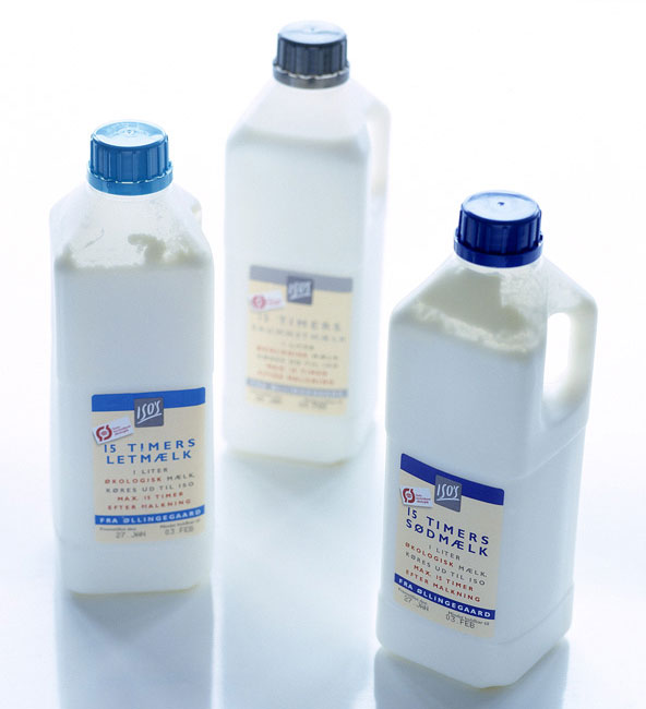 Bio Milch von Isos Private Label Verpackungsdesign – Iso Supermarkt