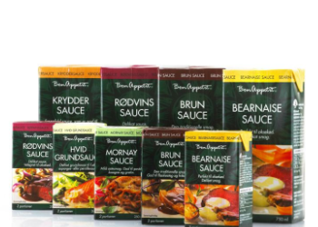 Emballagedesign til Bon Appetit Sauce Private Label for Dansk Super Marked af Pack Design
