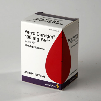Emballagedesign til Ferro Duretter håndkøbsmedicin – Astra Zenaca