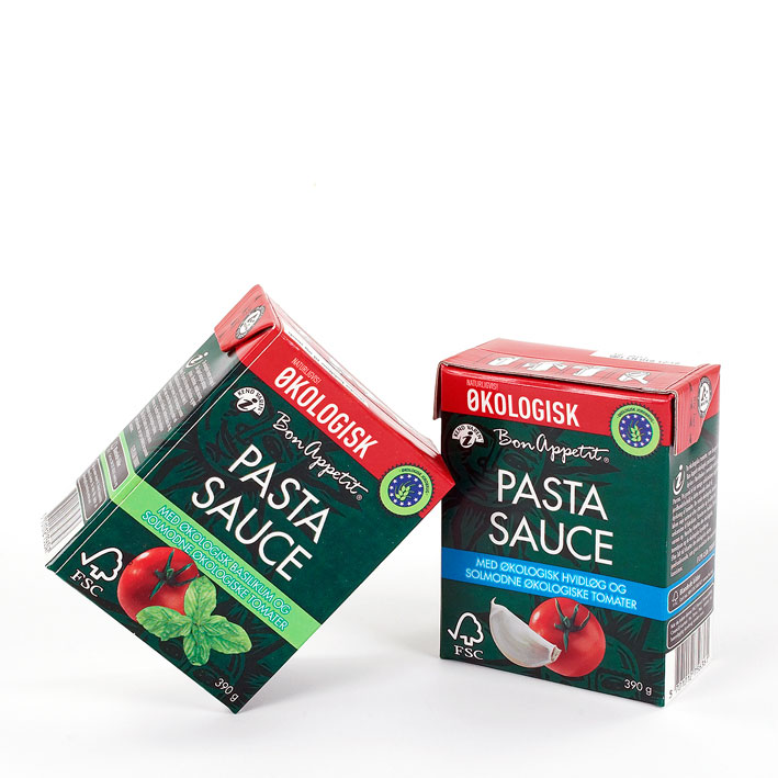 Bio Pasta Sauce Bon Appetite Private Label Verpackungsdesign – Dansk Supermarked