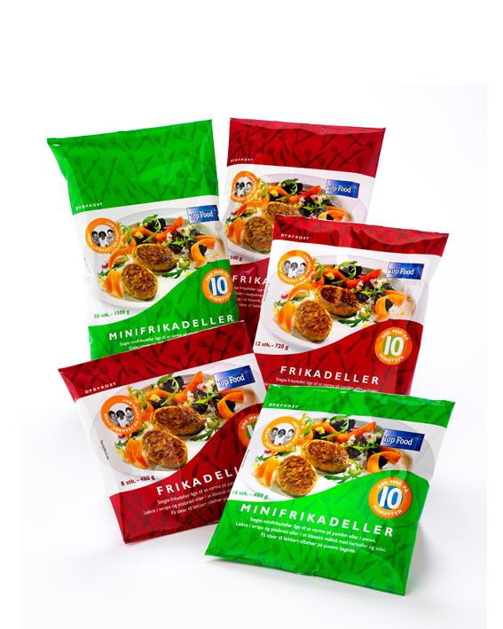 Frozen Meatballs Packaging Design – Top Food