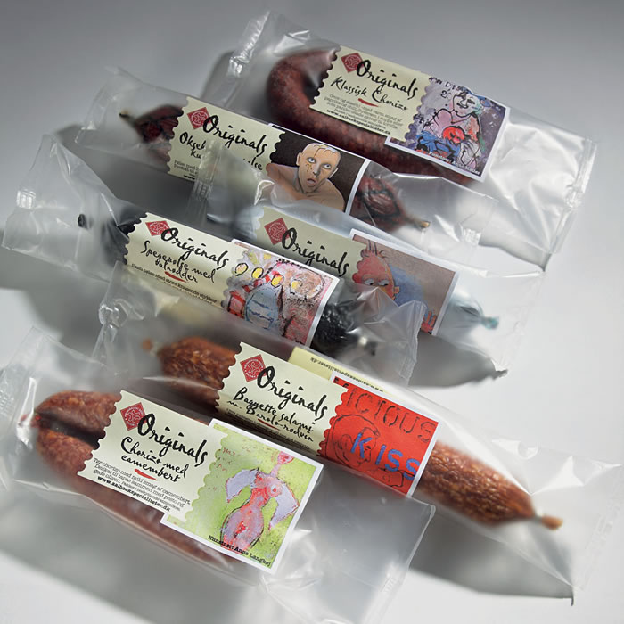 Originals Sausages Packaging Design – Aalbaek Specialiteter