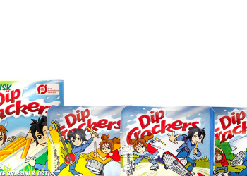 Dip Crackers økologi emballagedesign – Falengreen