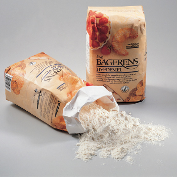 Emballagedesign til Bagerens Hvedemel private label af Pack Design