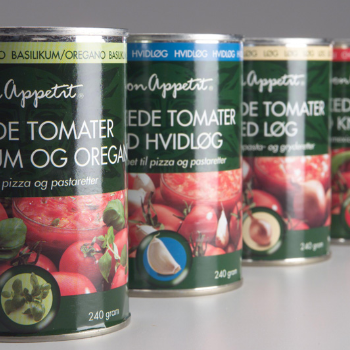 Bon Appetit Tomat Private Label Verpackungsdesign – Dansk Supermarked