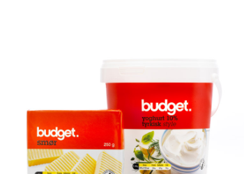 Emballagedesign til Budget Smør og Tyrkisk Yoghurt af Pack Design