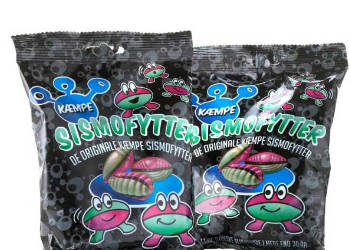 Sismofytter Süßigkeiten Verpackungsdesign