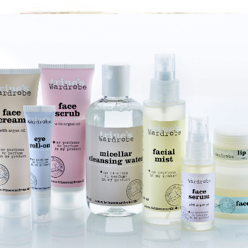 Trines Wardrobe Skincare collection Verpackungsdesign