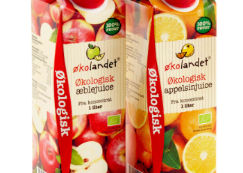 Økolandet Bio Apfel Juice Verpackungsdesign – Falengreen