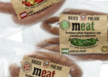 Emballagedesign til Meat serien for Højer Pølser